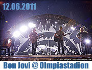 Bon Jovi am Sonntag, 12.06.2011 im Olympiastadion (©Foto: David Bergman)